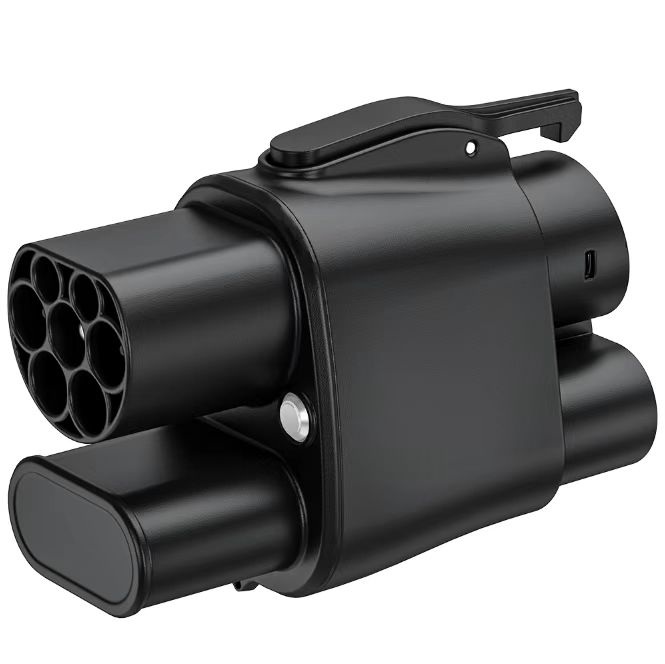 Ev Charger Adapter - Özel Logolu CCS2'den CCS1'e EV Konnektörleri,