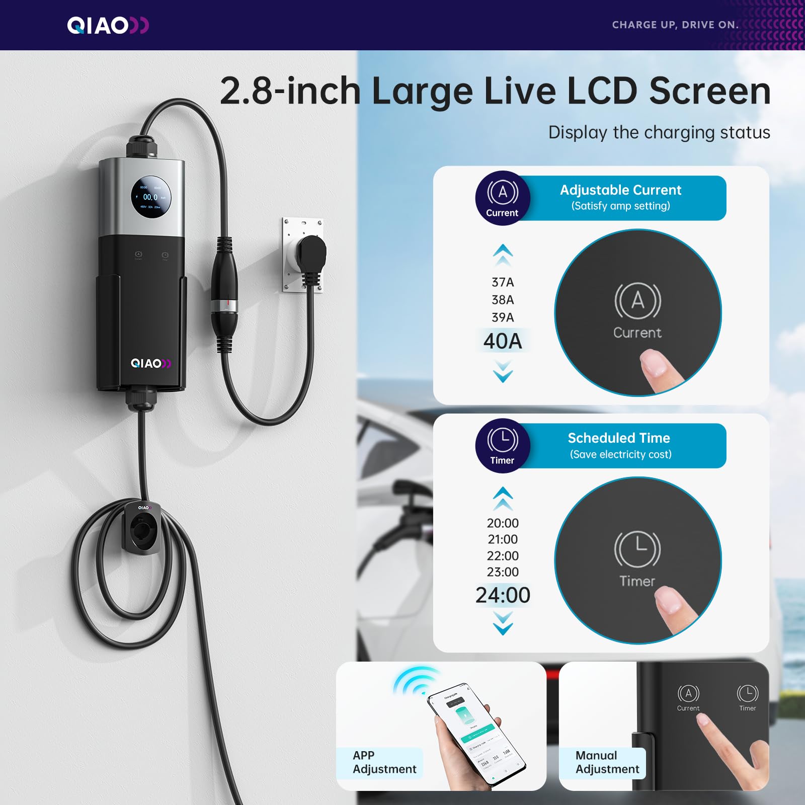 QIAO Seviye 2 Elektrikli Araç  - Portable Ev Charger incelemesi ve fiyatı