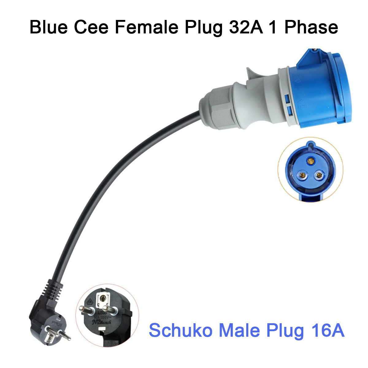 NTO Mavi CEE Dişi Priz 3 Delik - Ev Charger Adapter incelemesi ve fiyatı